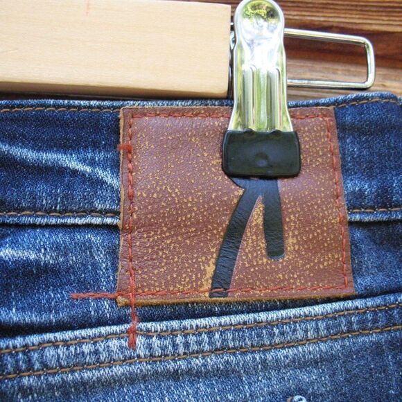 Rock Revival Remix Vintage Blue Mid Rise Skinny Jeans - Picture 10 of 12